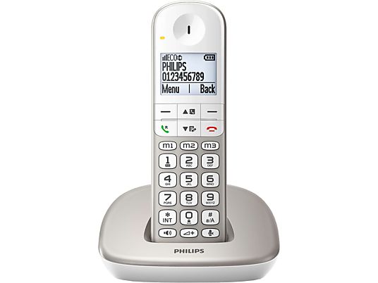 PHILIPS XL4901S/38 - Téléphone sans fil (Argent)