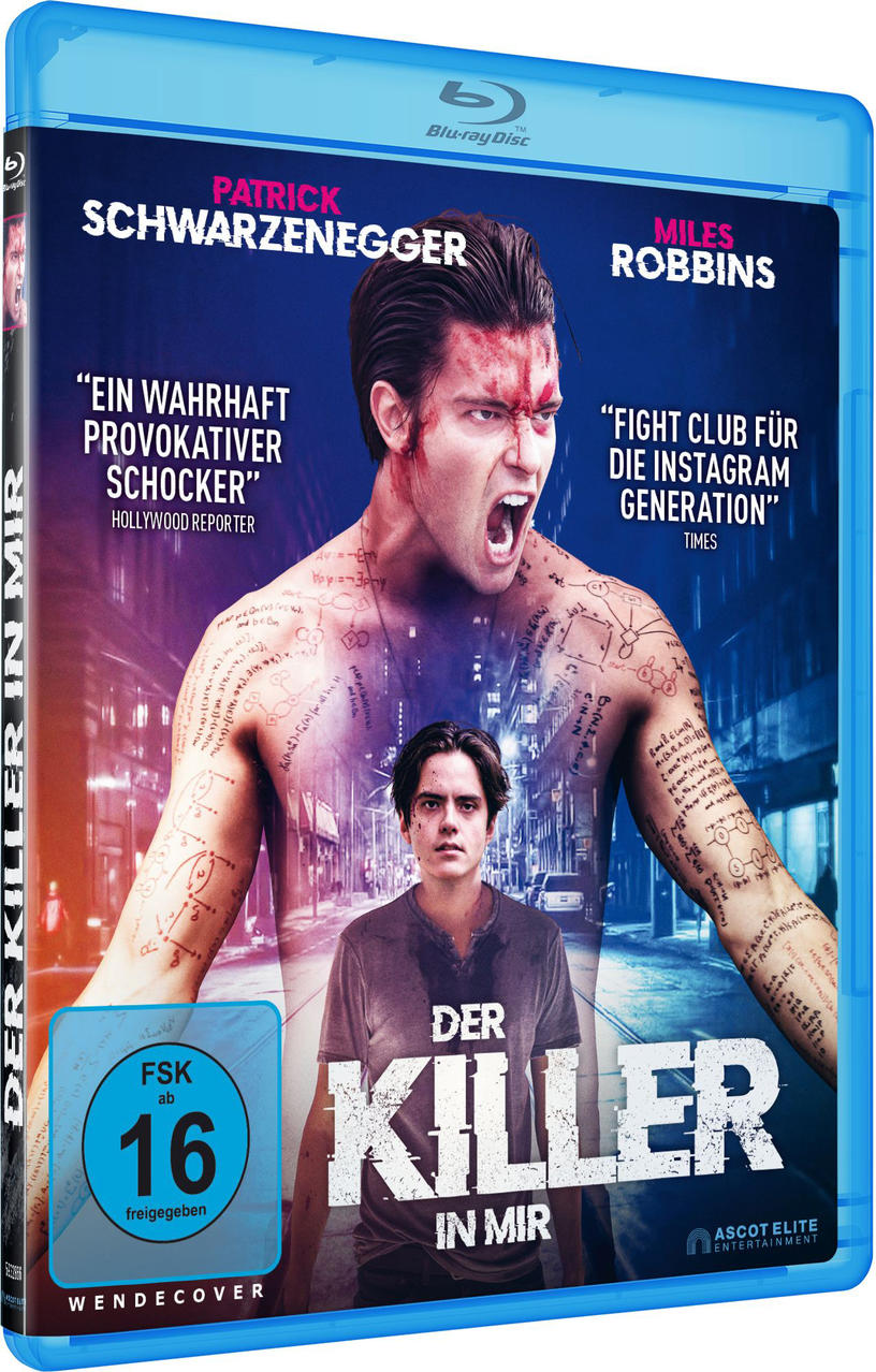 Blu-ray-Cover mit einem Mann mit Tattoos. Es hat Filmtitel und Schauspielernamen.