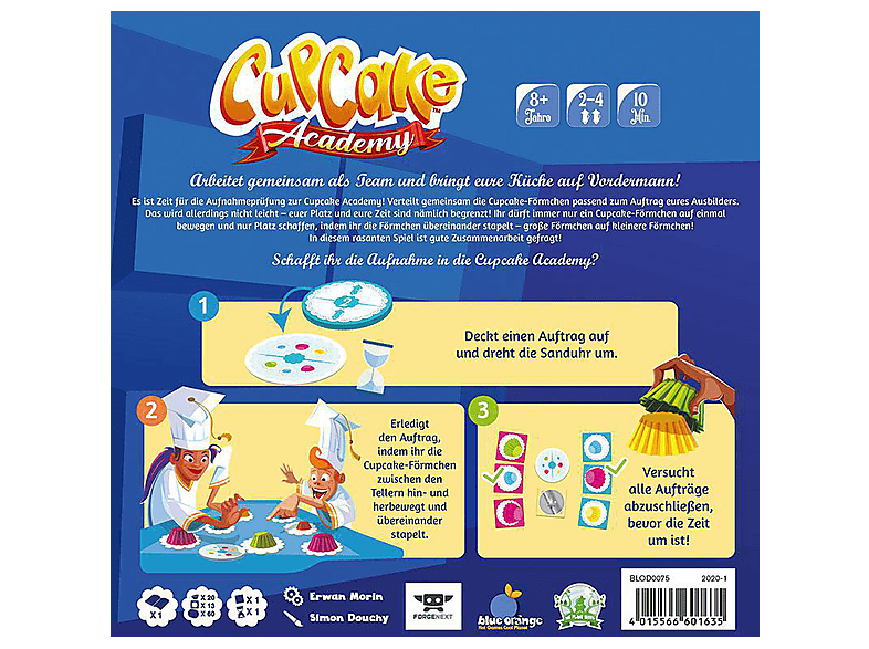BLUE ORANGE Cupcake Academy Gesellschaftsspiel Mehrfarbig