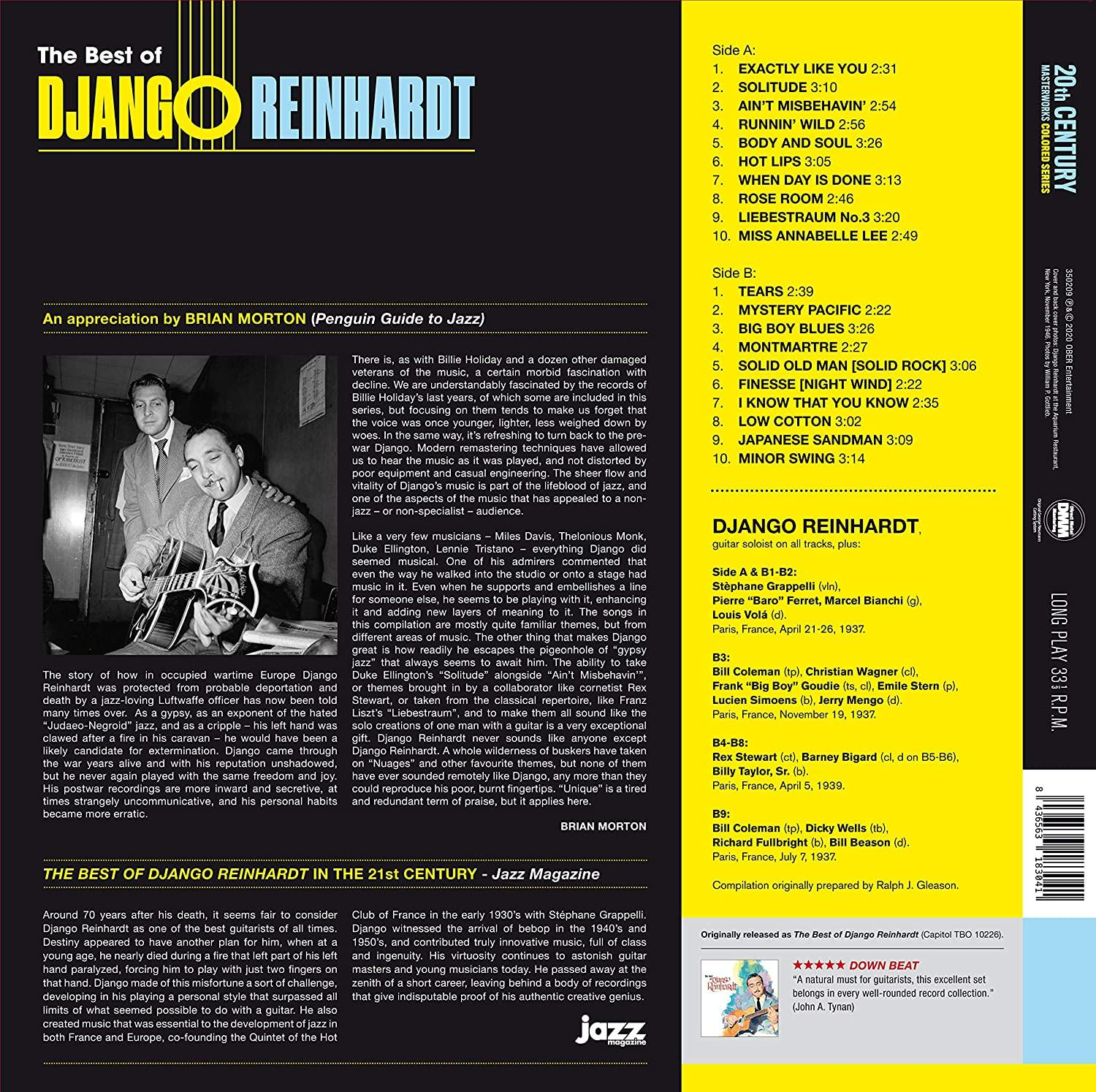 Django Reinhardt - BEST (Vinyl) OF 