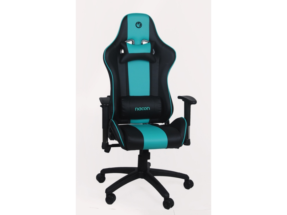 Silla gaming - Nacon PCCH-550, Altura regulable, Apoyabrazos confortables, 5 ruedas, Hasta 110