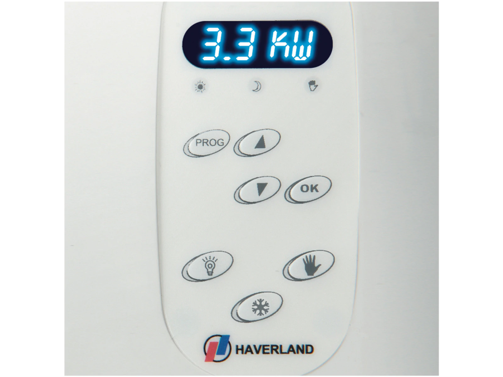 Emisor térmico - Haverland RCTT10C, 1500 W, 10 Elementos, 5 Niveles de Calor, Blanco