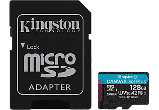 KINGSTON 128GB Canvas Go Plus UHS-I U3 V30,memóriakártya