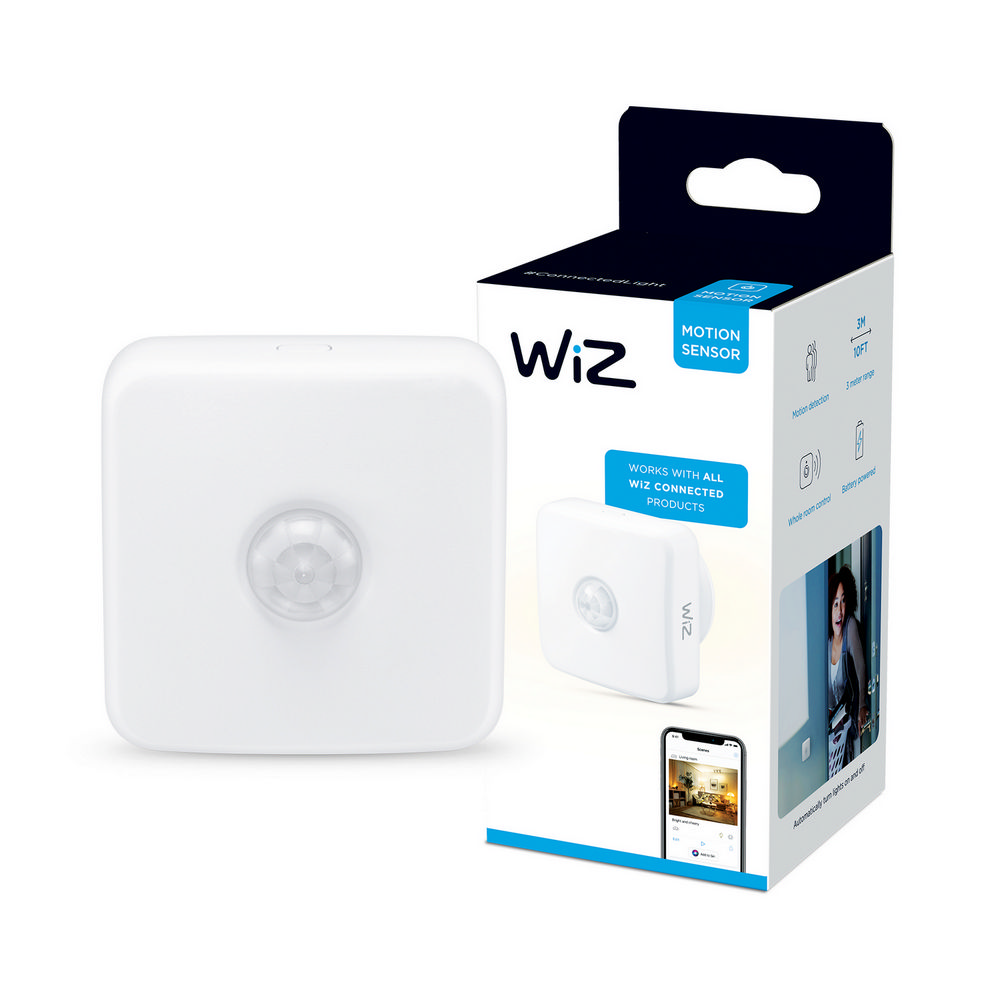 Sensor De Movimiento wiz wifi y bluetooth control por voz blanco compatible alexa google home