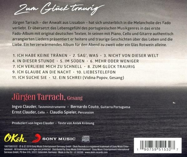 Jürgen Tarrach - Zum Glück traurig  - (CD)