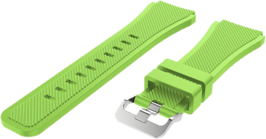 CELLECT Samsung Gear S3/Watch szilikon óraszíj, 46 mm, Zöld