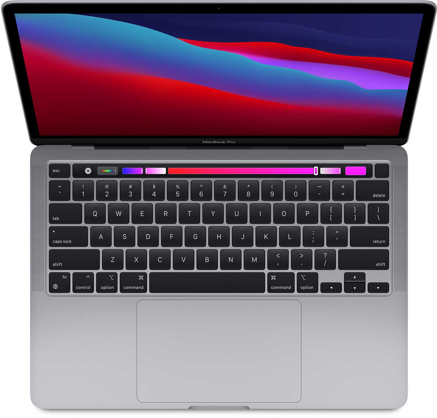 APPLE MacBook Pro 13" M1 256 GB Space Gray Edition 2020 QWERTY (MYD82)