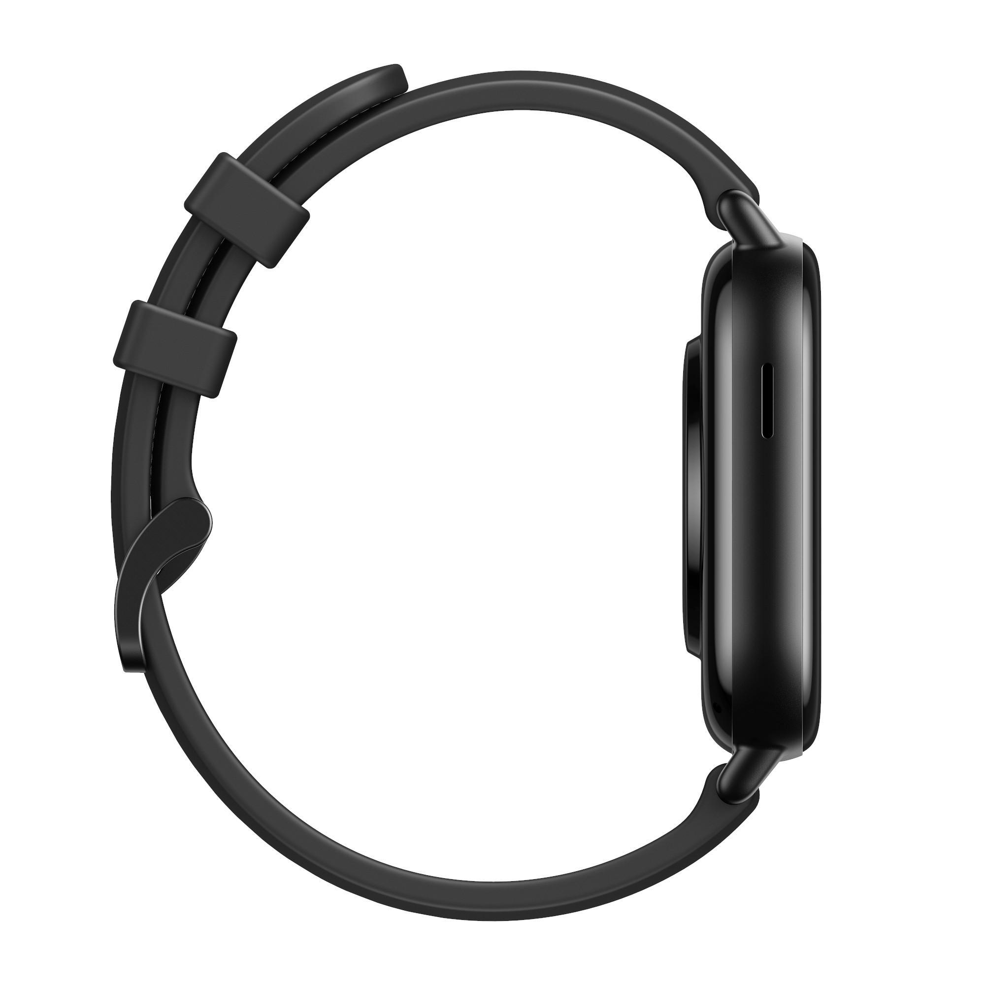 AMAZFIT A1969 GTS 2 Smartwatch Aluminium + Kunststoff Silikon, 70 mm + 100 mm, Midnight Black