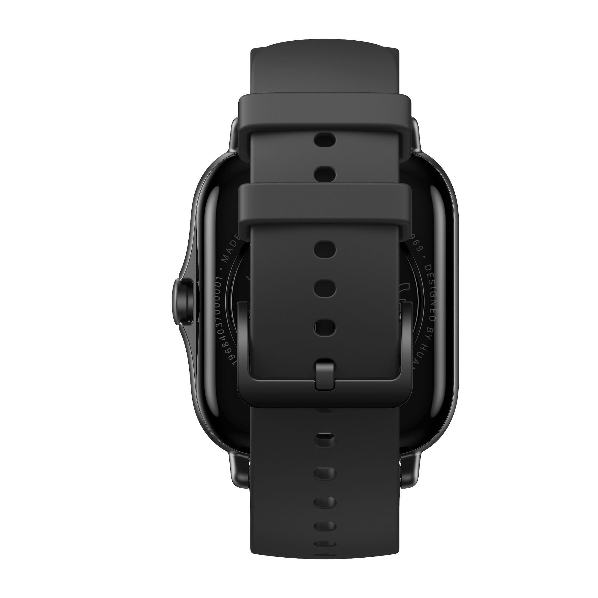 AMAZFIT A1969 GTS 2 Smartwatch Aluminium + Kunststoff Silikon, 70 mm + 100 mm, Midnight Black