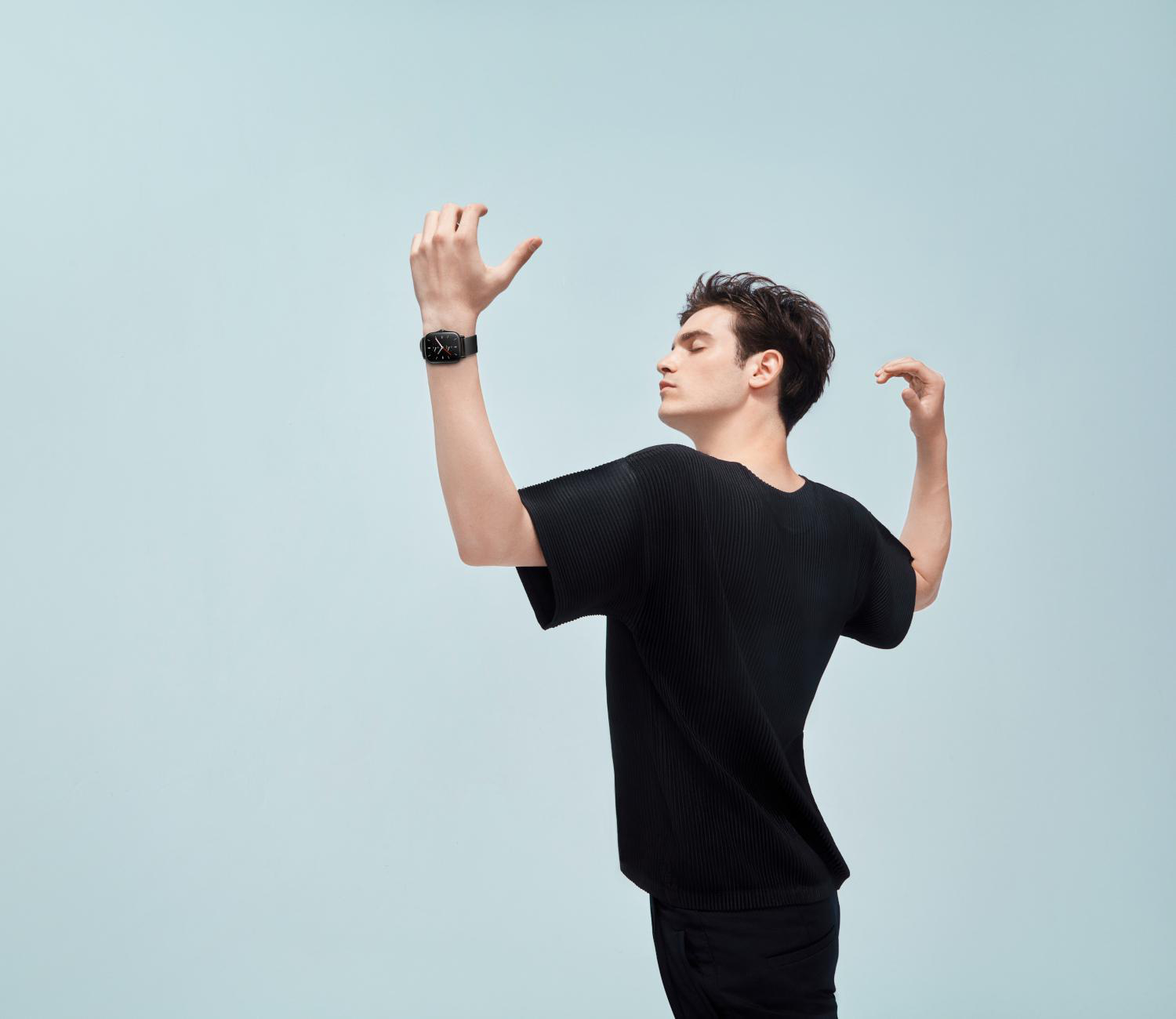 AMAZFIT A1969 GTS 2 Smartwatch Aluminium + Kunststoff Silikon, 70 mm + 100 mm, Midnight Black