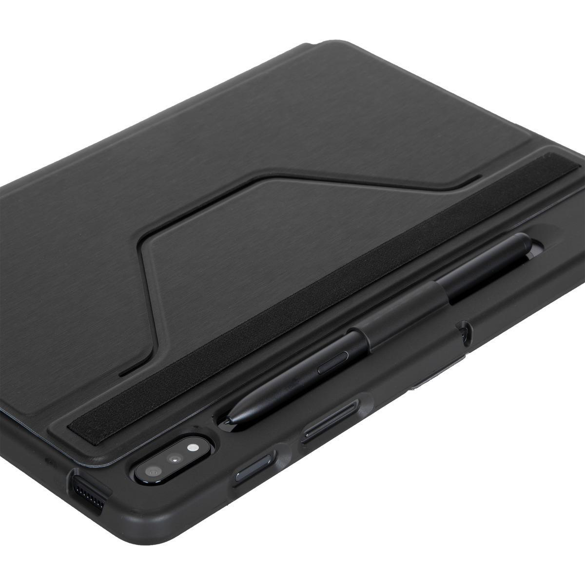 TARGUS THZ876GL, Bookcover, Samsung, Tab S7, Schwarz