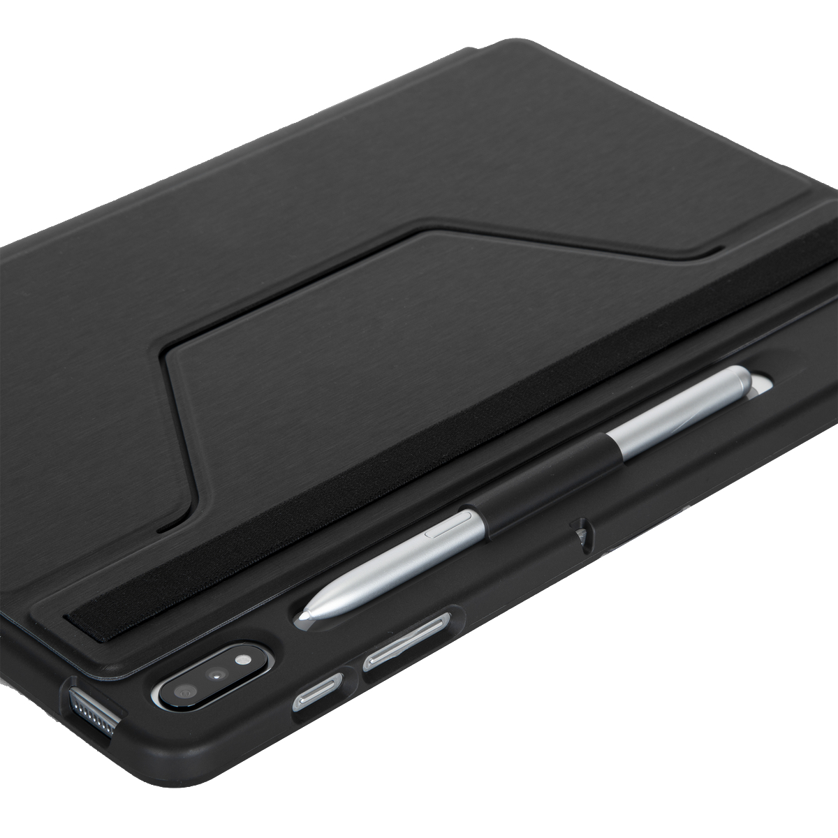 TARGUS THZ877GL, Bookcover, Samsung, Tab S7+, Schwarz