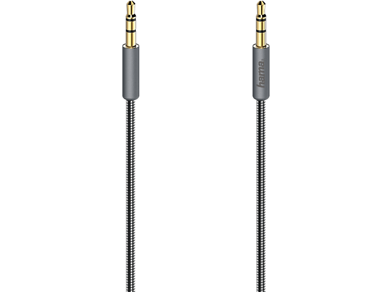 HAMA 200508 ELITE AUX3 M/M 0.75M - Klinkenkabel (Grau)
