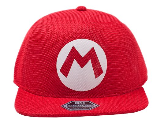 DIFUZED Nintendo: Super Mario Badge - Casquette (Rouge)