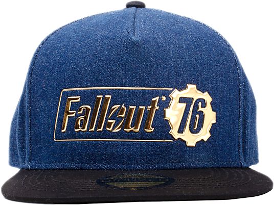 DIFUZED Fallout 76: Fallout Logo Badge - Casquette (Bleu)
