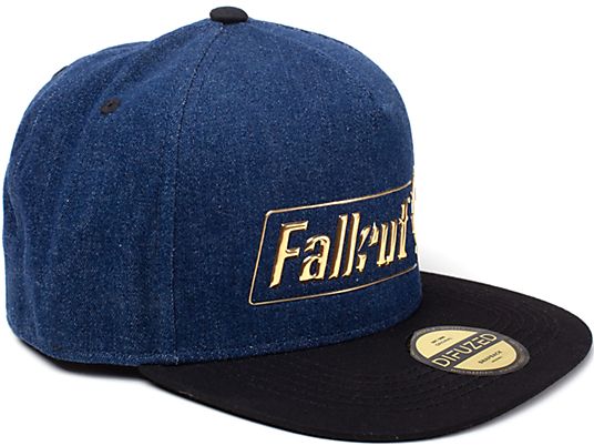 DIFUZED Fallout 76: Fallout Logo Badge - Casquette (Bleu)