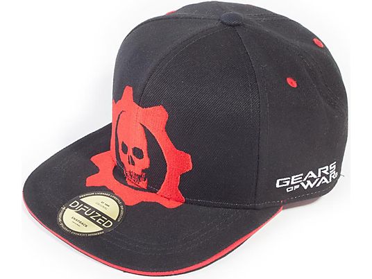 DIFUZED Gears of War: Red Helmet - Berretto (Nero)