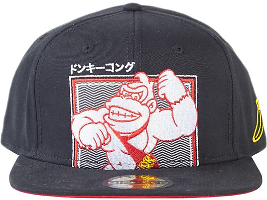 DIFUZED Nintendo: Donkey Kong Badge - Kappe (Schwarz)