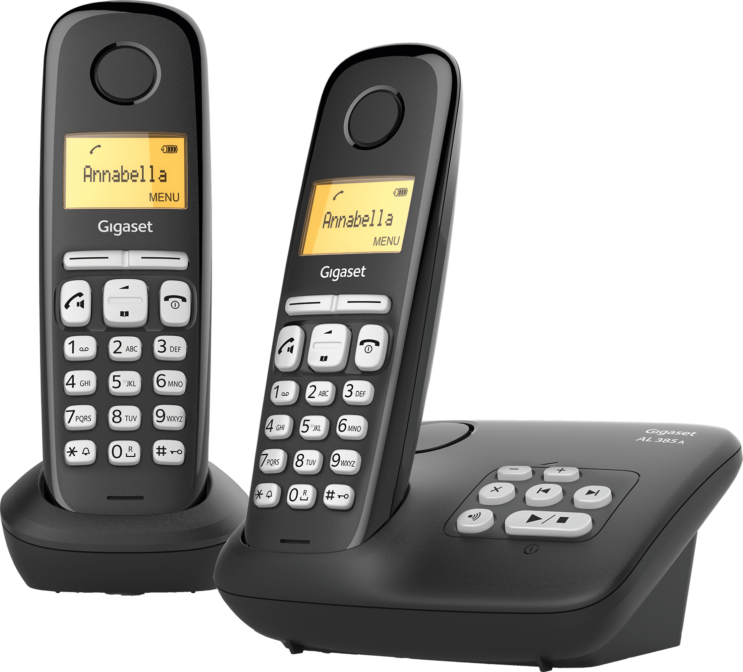 Gigaset A385a Duo 2 Stuks Zwart