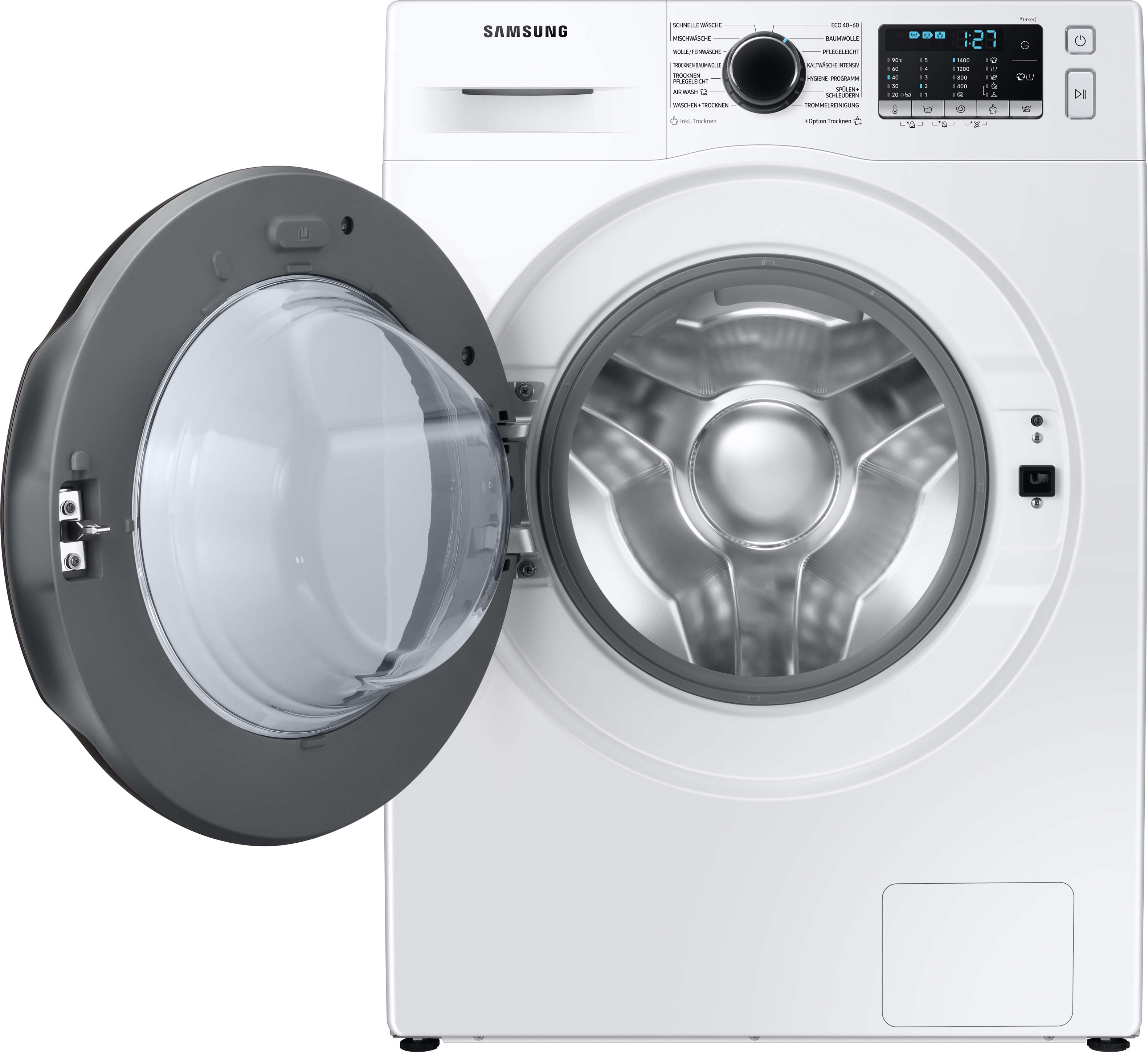 SAMSUNG WD91TA049BE/EG Waschtrockner (9 kg / 6 kg, 1400 U/Min.)
