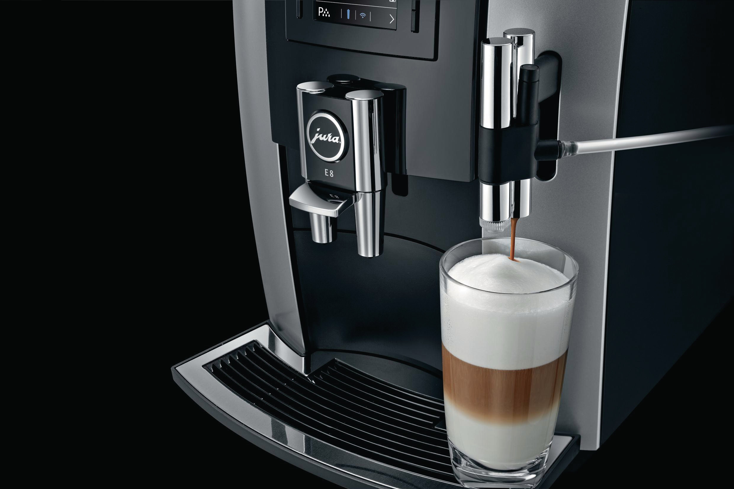 JURA E8 Kaffeevollautomat Platin