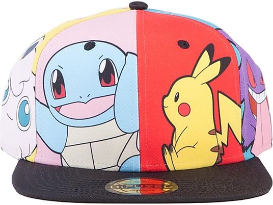 DIFUZED Pokémon: Multi Pop Art - Casquette (Multicolore)