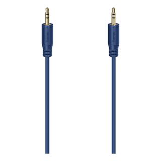 HAMA 200726 FLEXI-SLIM CABLE AUX3 M/M 0.75M - Câble audio (Bleu)