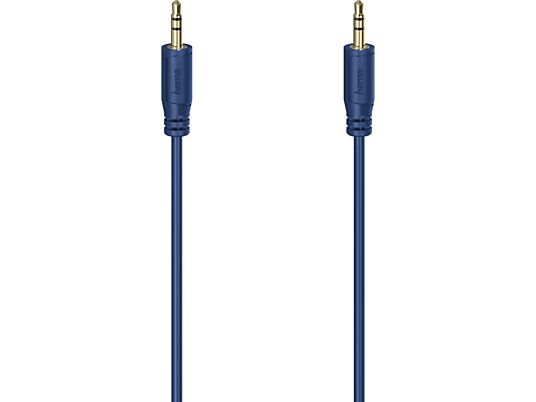 HAMA 200726 FLEXI-SLIM CABLE AUX3 M/M 0.75M - Audio-Kabel (Blau)