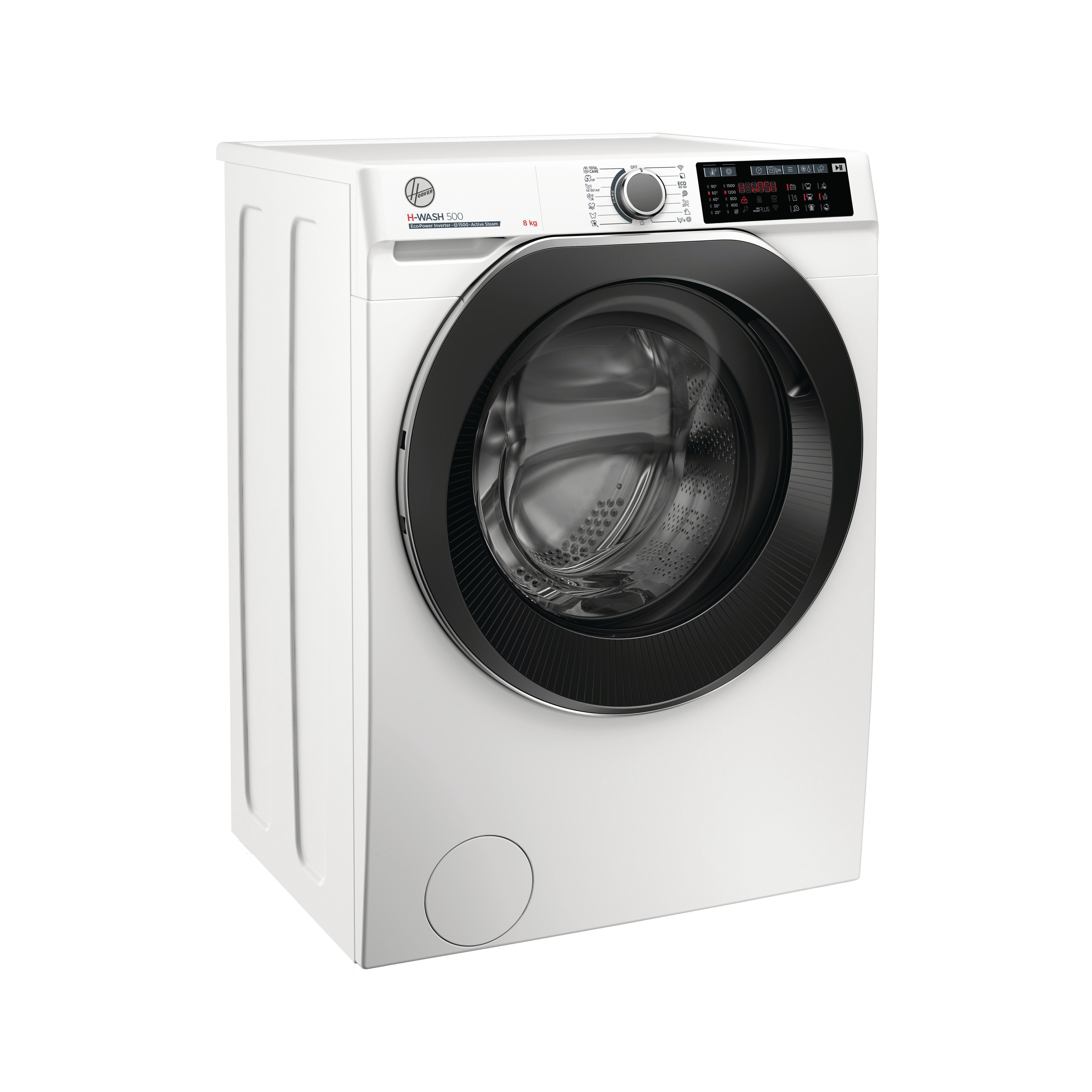 HOOVER HWQ58AMBS/1-S H-WASH 500 Waschmaschine (8 kg, 1451 U/Min., A, k.A.)