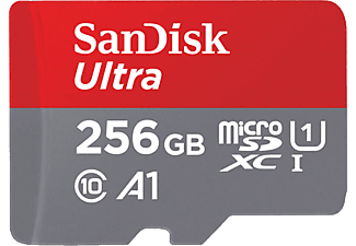 SANDISK Minneskort MicroSDXC Mobil Ultra 256GB 120MB/s UHS-I och Adapter