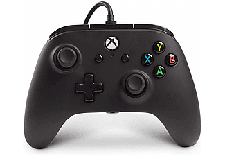 Mando - Power A Wired Controller, Para Xbox One, Xbox Series y Windows 10, Con cable, Negro