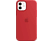 APPLE iPhone 12 mini MagSafe rögzítésű szilikon tok, piros (mhkw3zm/a)
