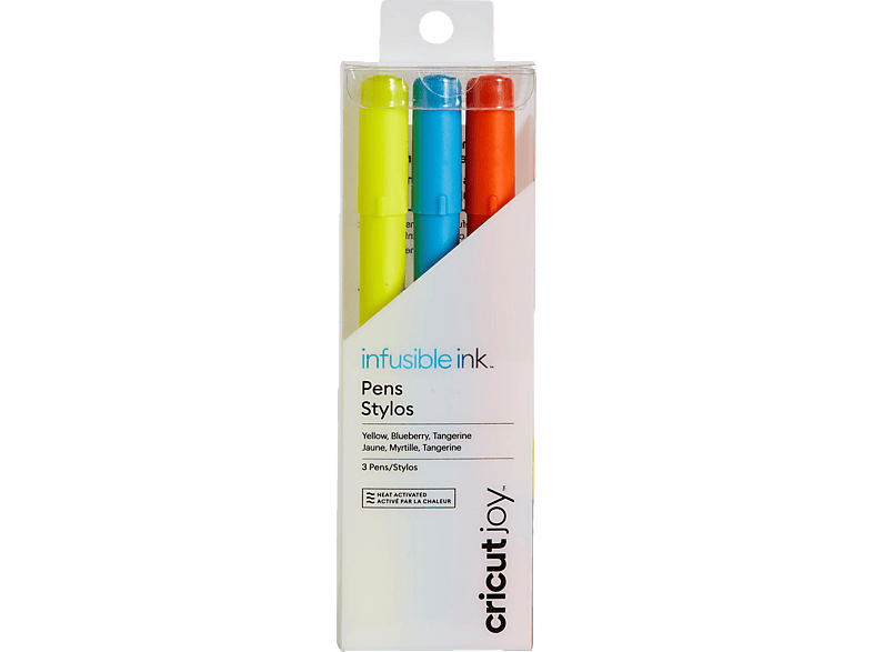 CRICUT Joy Infusible Ink Fine Point Stifte Gelb/Blaubeere/Mandarine