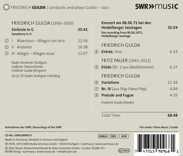 Eine Buchseite mit Text über eine Jazz-Aufführung von Friedrich Gulda. Die Seite ist weiß mit schwarzem Text.