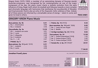Jonathan Powell - Piano Music  - (CD)