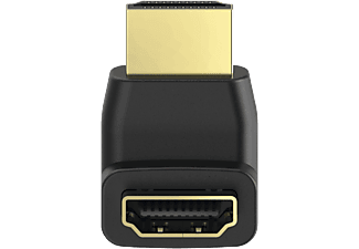 HAMA 205164 ADAPTER HDMI M/F ANGLE - Adattatore angolare HDMI (Nero)