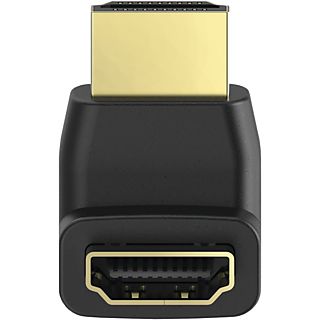HAMA 205164 ADAPTER HDMI M/F ANGLE - HDMI-Winkeladapter (Schwarz)