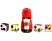 DE-LONGHI Piccolo XS Starter Kit Bundle - Machine à capsule (Rouge)