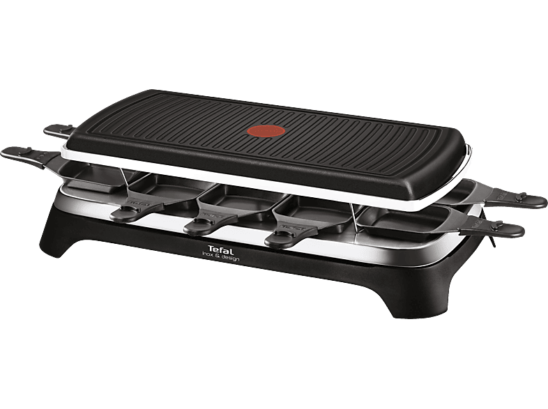 TEFAL RE 4588 Raclette Raclette | Schwarz/Edelstahl kaufen | SATURN