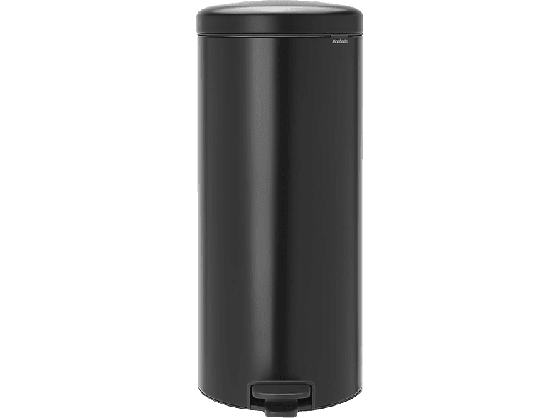 Brabantia Poubelle À Pedale New Icon Matt Black 30 L (114540)