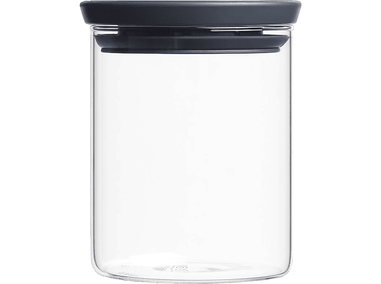 Bocal Empilable en verre, 0.6 litre - Dark Grey