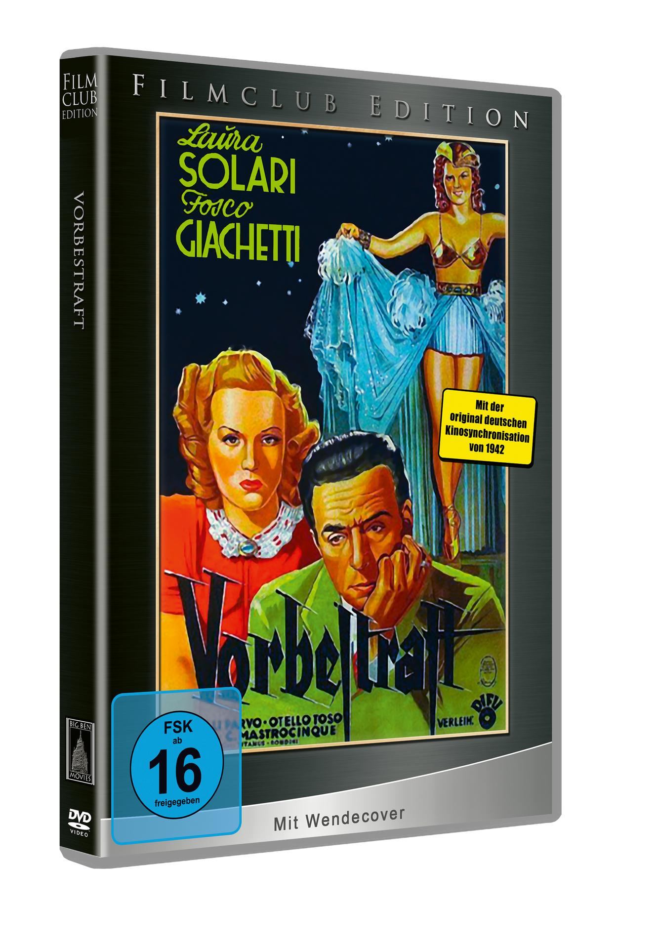 DVD-Hülle mit Filmplakat. Frau in rotem Kleid und Mann im Anzug.