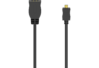 HAMA 205168 ADAPTER HDMI A/D F/M - Adaptateur de couplage HDMI (Noir)