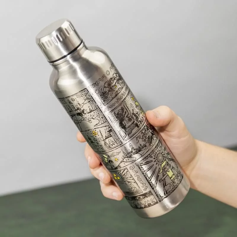 PALADONE Zelda Water Bottle - Wasserflasche (Grau)