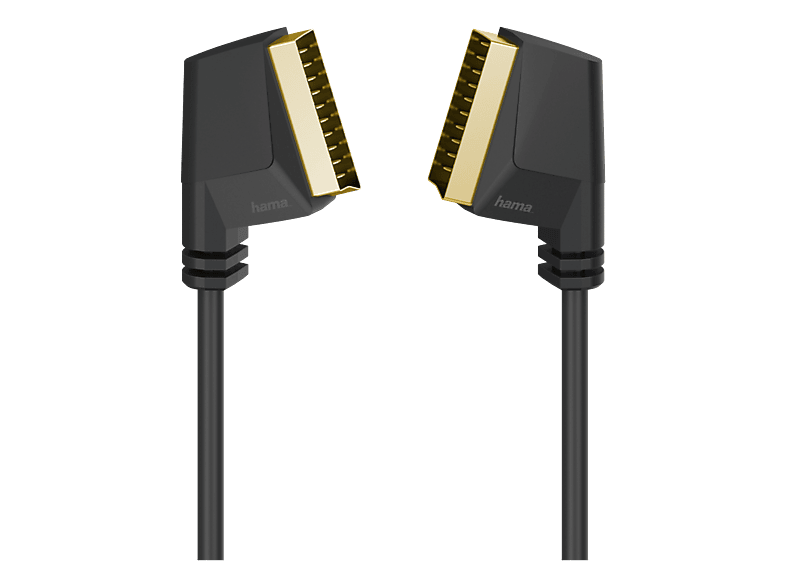 HAMA 205082 CABLE SCART F/ 1.5M BLACK - Scart-Kabel (Schwarz)