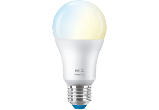 PHILIPS WiZ Smarte Lampe A60, Wi-Fi, 60W, E27, 806lm, Weißlichtlampe (78703500)
