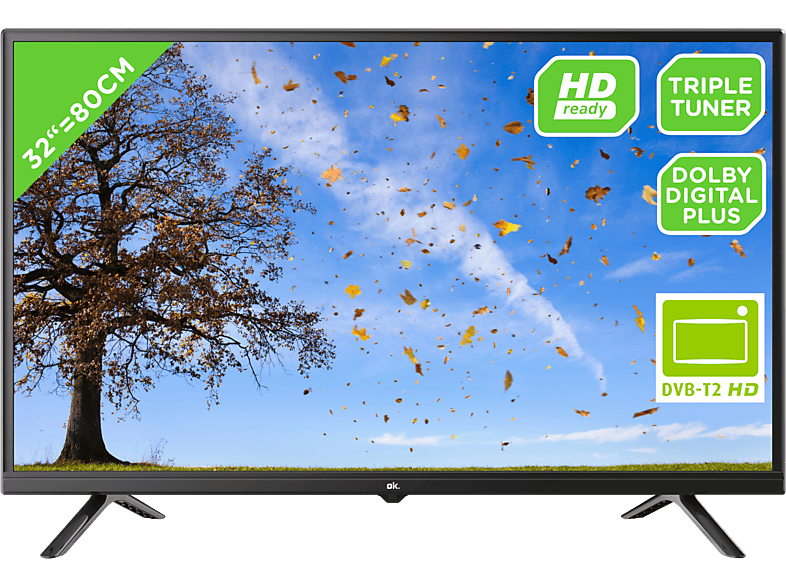 TV OK ODL 32850HC-TB 32" FULL LED HD-ready