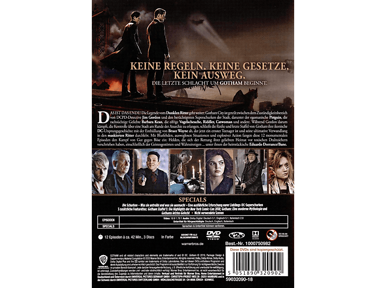 Thumbnail - Gotham - Staffel 5 DVD