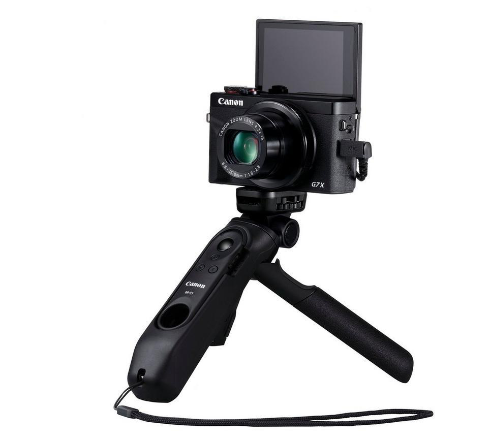 CANON PowerShot G7 X Mark III Vlogging Kit Digitalkamera Schwarz, 4,2fach opt. Zoom, Touchscreen-LCD (TFT), WLAN