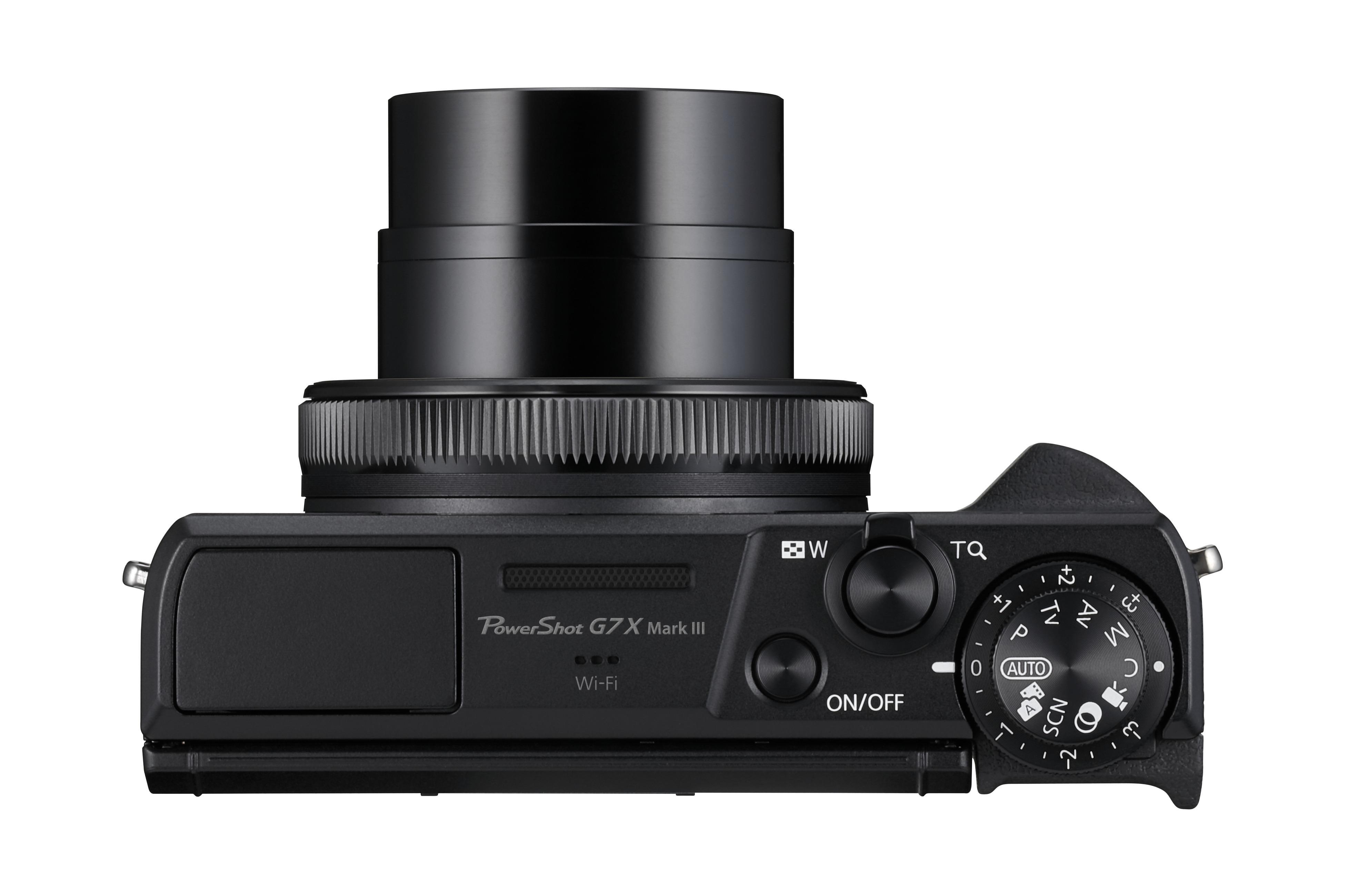 CANON PowerShot G7 X Mark III Vlogging Kit Digitalkamera Schwarz, 4,2fach opt. Zoom, Touchscreen-LCD (TFT), WLAN